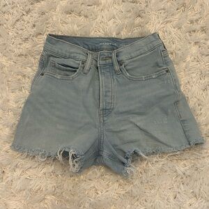 Light Blue Denim Women's Shorts